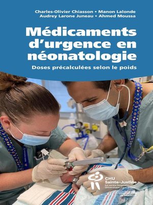 cover image of Médicaments d'urgence en néonatologie